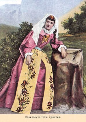 Набор открыток «Кавказские типы 5» - изображение 12