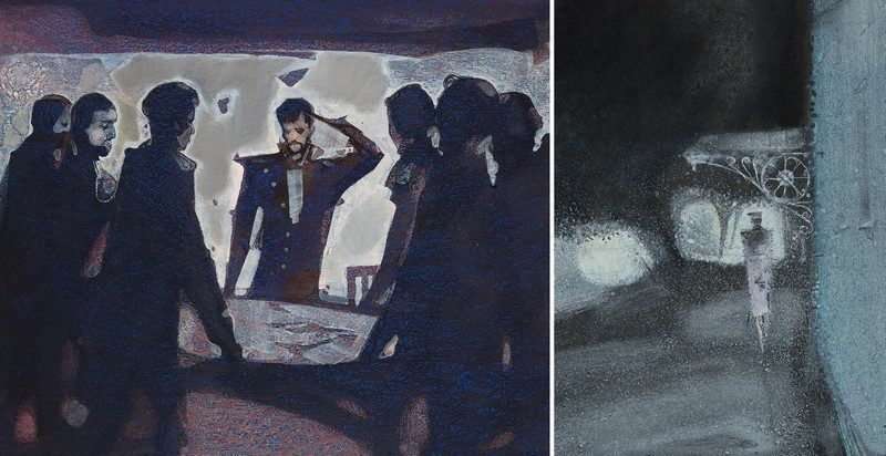 Набор открыток «С.Филенко Серия иллюстраций к роману М.Ю. Лермонтова «Герой нашего времени» - изображение 3