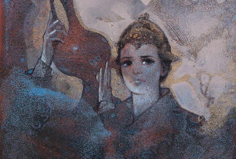 Набор открыток «С.Филенко Серия иллюстраций к поэме М.Ю. Лермонтова «Демон» - изображение 14