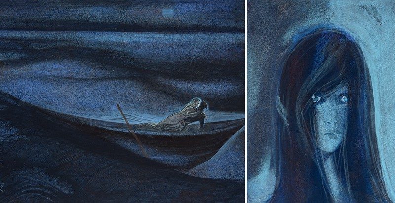 Набор открыток «С.Филенко Серия иллюстраций к роману М.Ю. Лермонтова «Герой нашего времени» - изображение 8