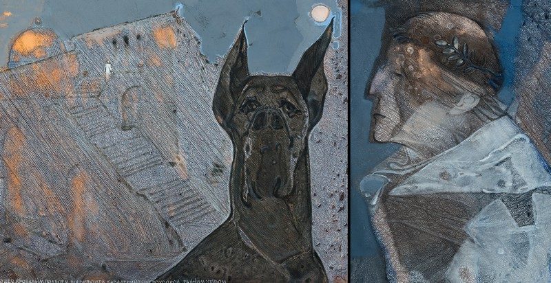 Набор открыток «С.Филенко Серия иллюстраций к роману М.А. Булгакова «Мастер и Маргарита» - изображение 32