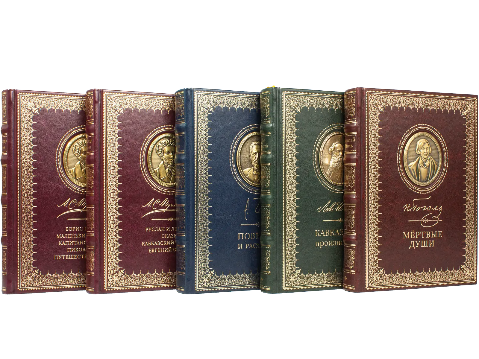 Пушкин А. С. «Избранные сочинения», Толстой Л. Н. «Кавказские произведения», Гоголь Н. В. «Мёртвые души», Чехов А. П. «Повести и рассказы» - изображение 2